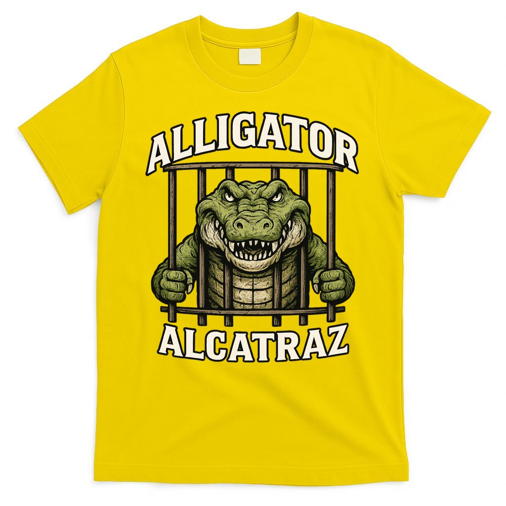 Funny Alligator Alcatraz Jail Prison Gator T-Shirt product image 2