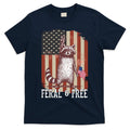 Feral But Free Raccoon July 4th Patriotic For Family T-Shirt product image 1