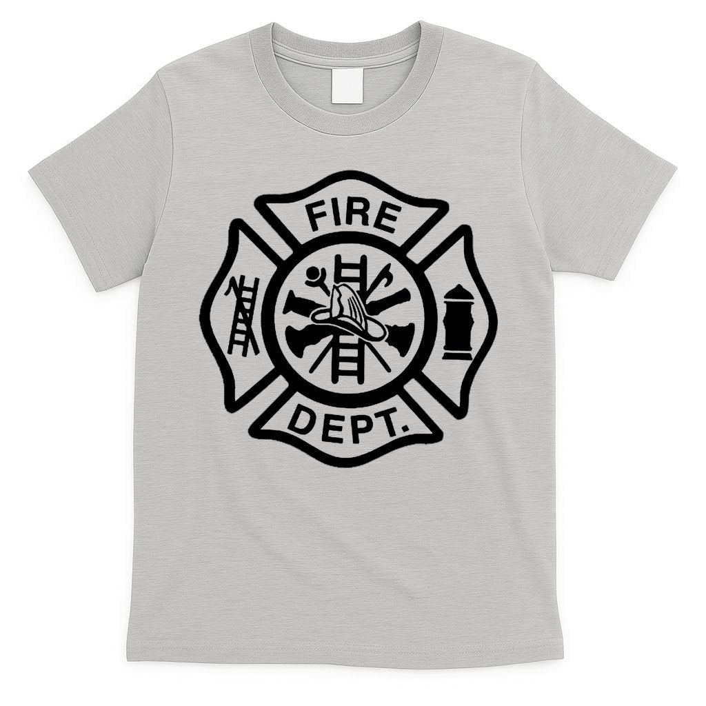 Fire Dept Emblem Badge Firefighter Logo T-Shirt product image 9