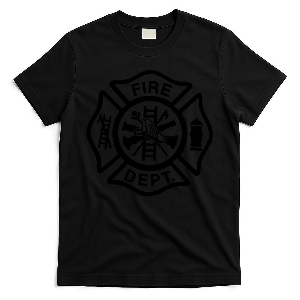 Fire Dept Emblem Badge Firefighter Logo T-Shirt product image 7