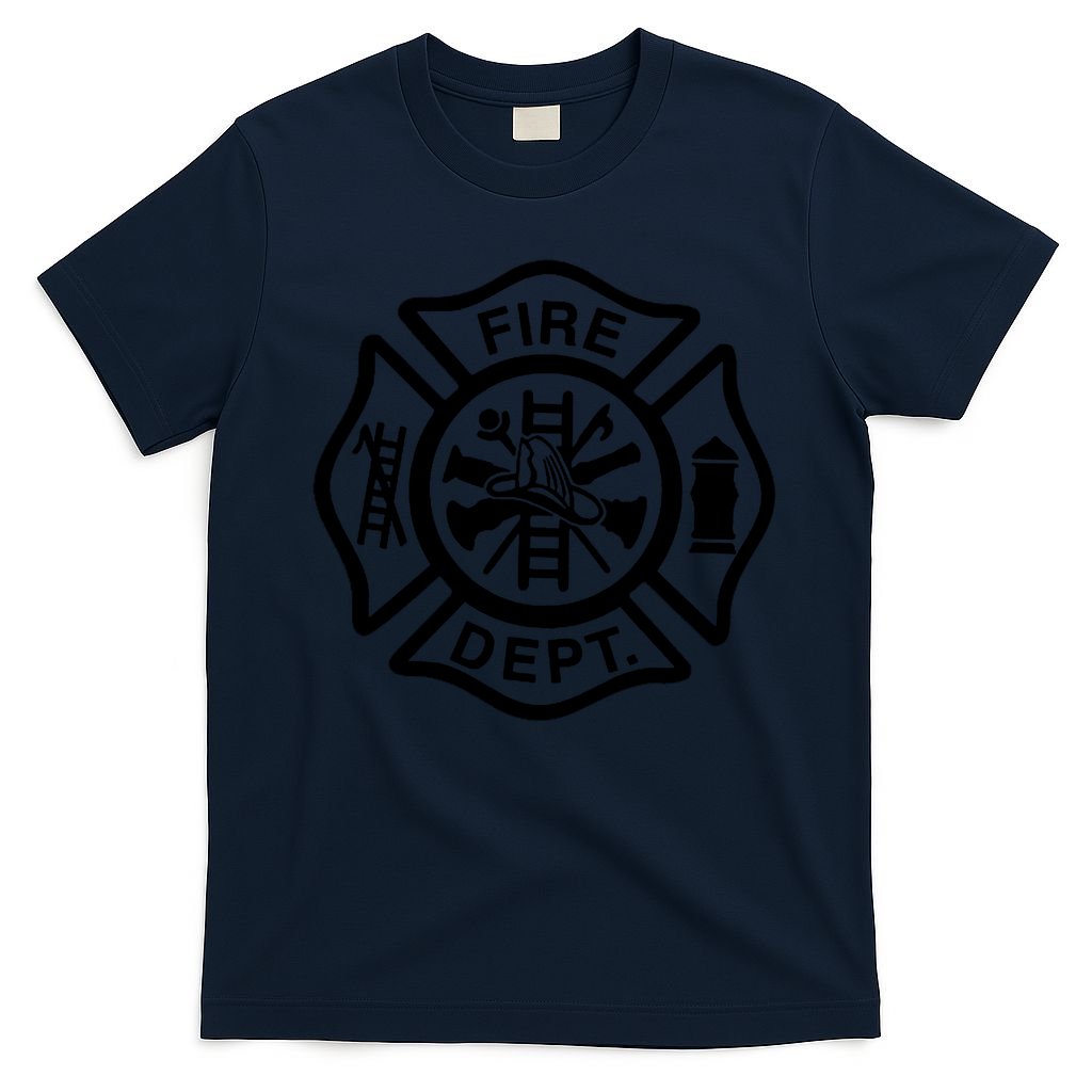 Fire Dept Emblem Badge Firefighter Logo T-Shirt product image 1