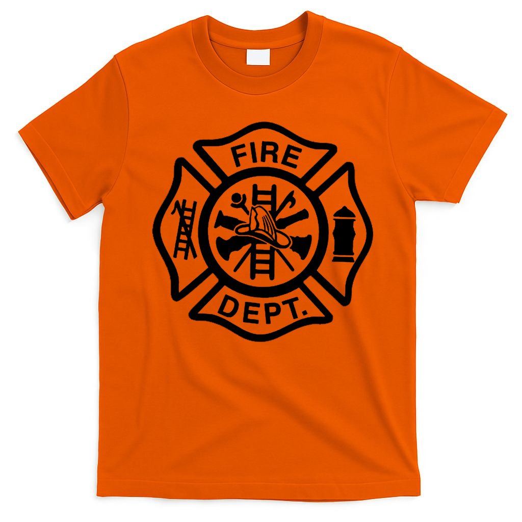 Fire Dept Emblem Badge Firefighter Logo T-Shirt product image 5