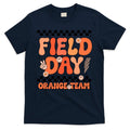 Field Day Orange Team Groovy Smile Face Checkered Students product image 1