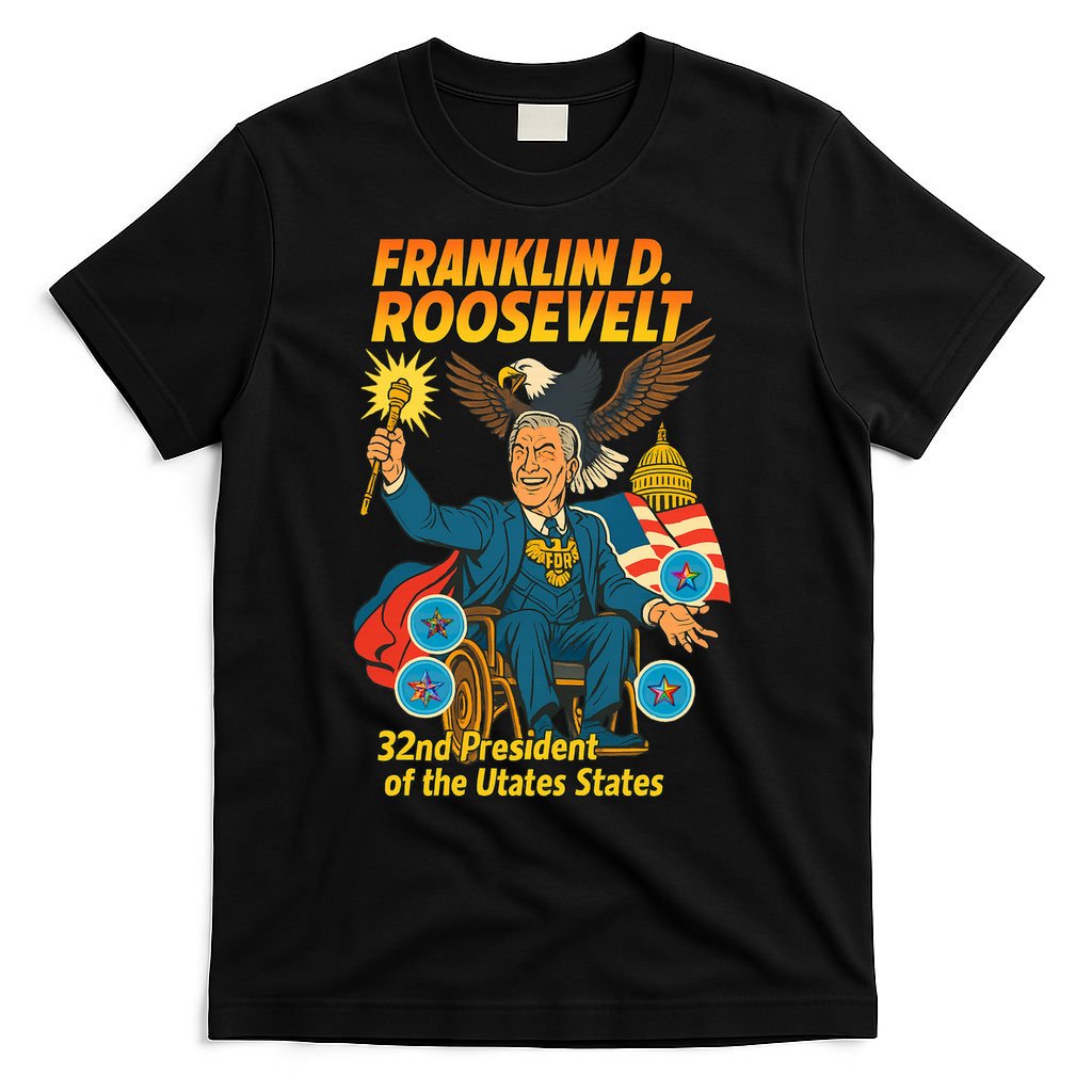 Franklin D Roosevelt The Presidential Chronicles T-Shirt product image 4