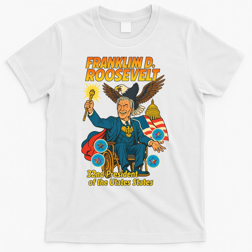 Franklin D Roosevelt The Presidential Chronicles T-Shirt product image 6