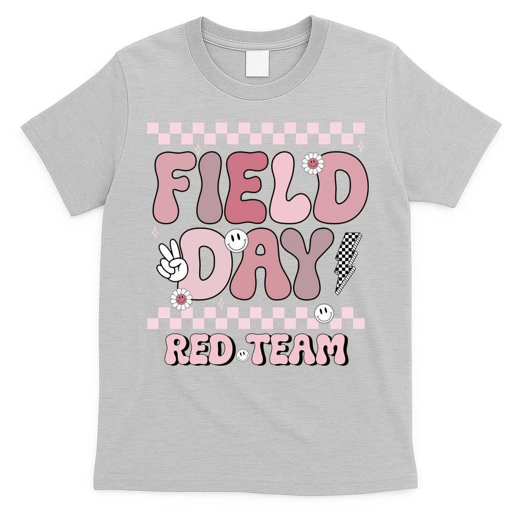 Field Day Red Team Groovy Smile Face Checkered Students product image 5