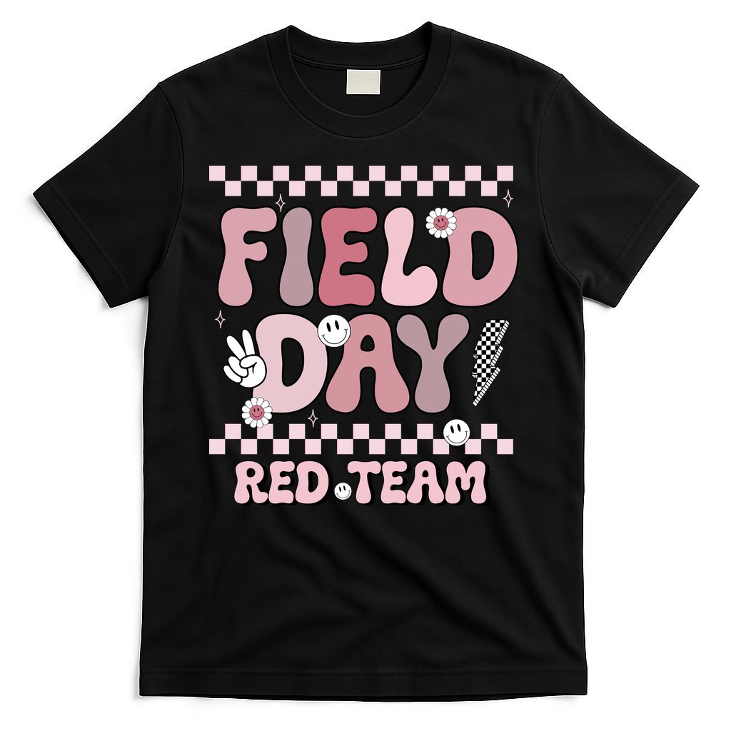 Field Day Red Team Groovy Smile Face Checkered Students product image 4