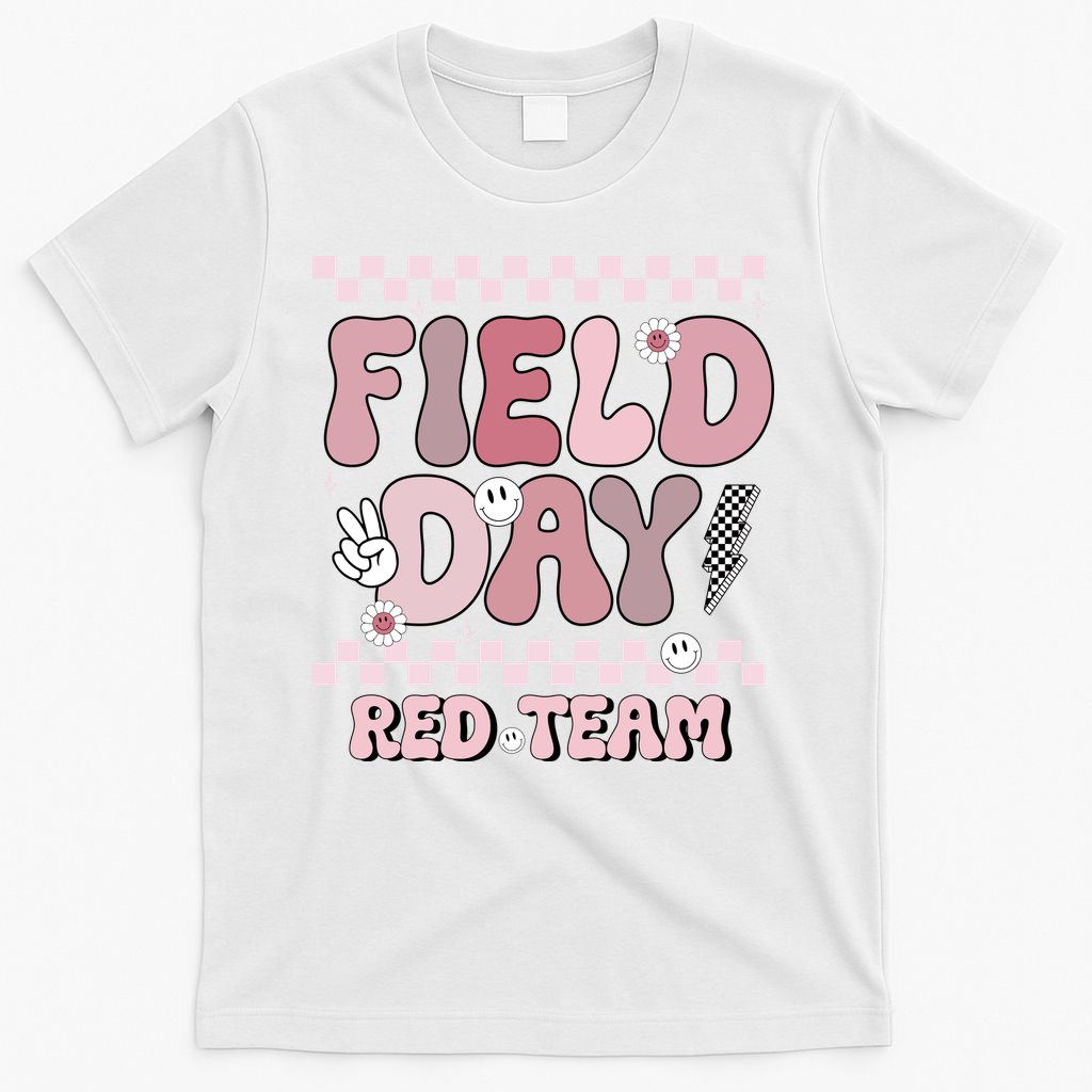 Field Day Red Team Groovy Smile Face Checkered Students product image 6