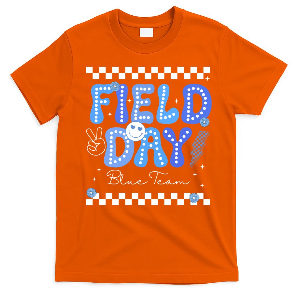 Field Day Trip Blue Team Color Game Competition T-Shirt product image 2