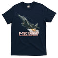 F-15C Eagle Poster – High-Speed Air Superiority Jet Design T-Shirt