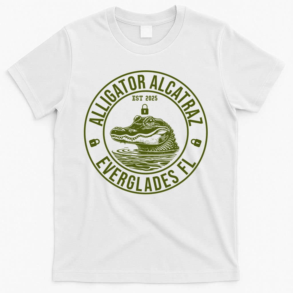 Funny Florida Everglades FL Meme Alligator Alcatraz T-Shirt product image 6