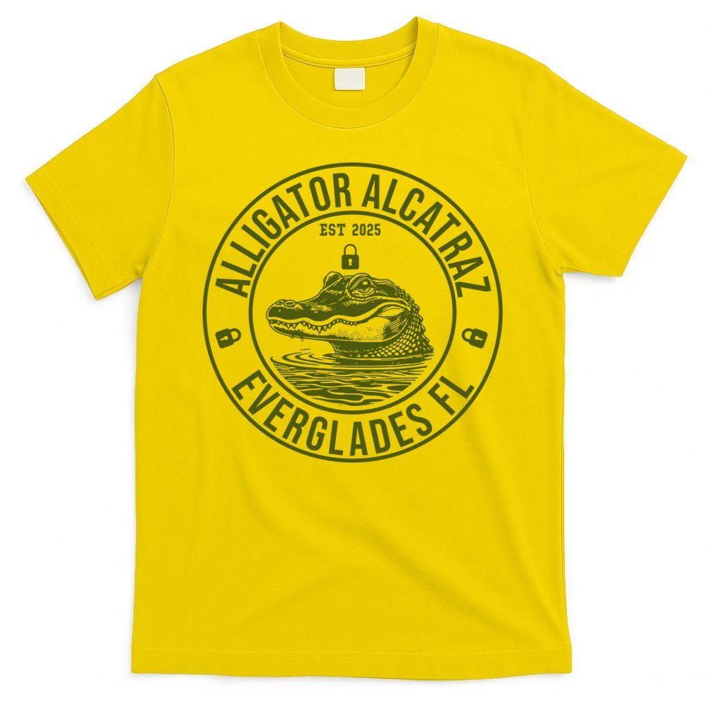 Funny Florida Everglades FL Meme Alligator Alcatraz T-Shirt product image 2