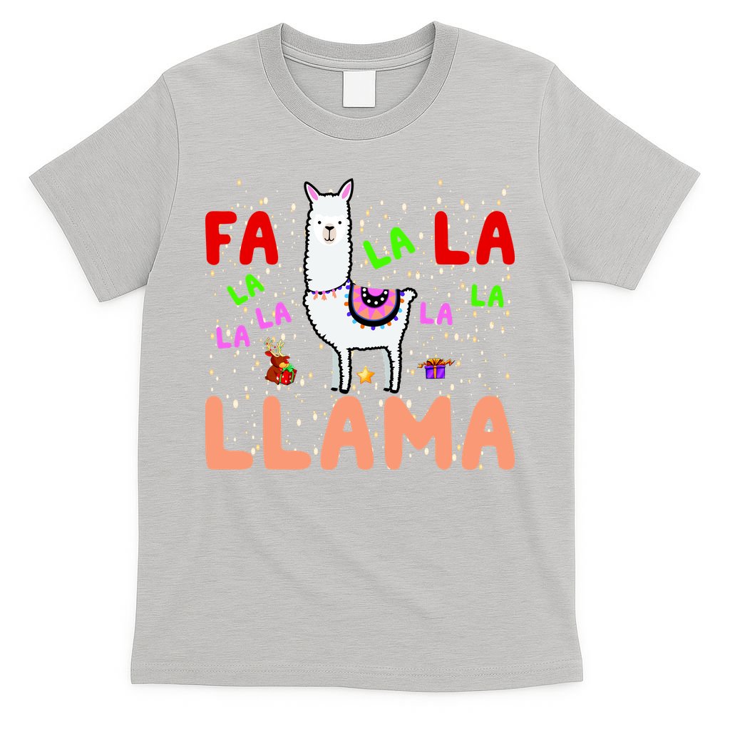 Fa La La Llama Funny Christmas T-Shirt product image 9