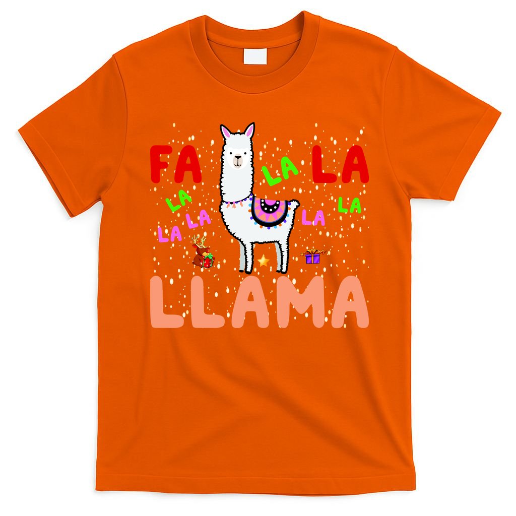 Fa La La Llama Funny Christmas T-Shirt product image 5