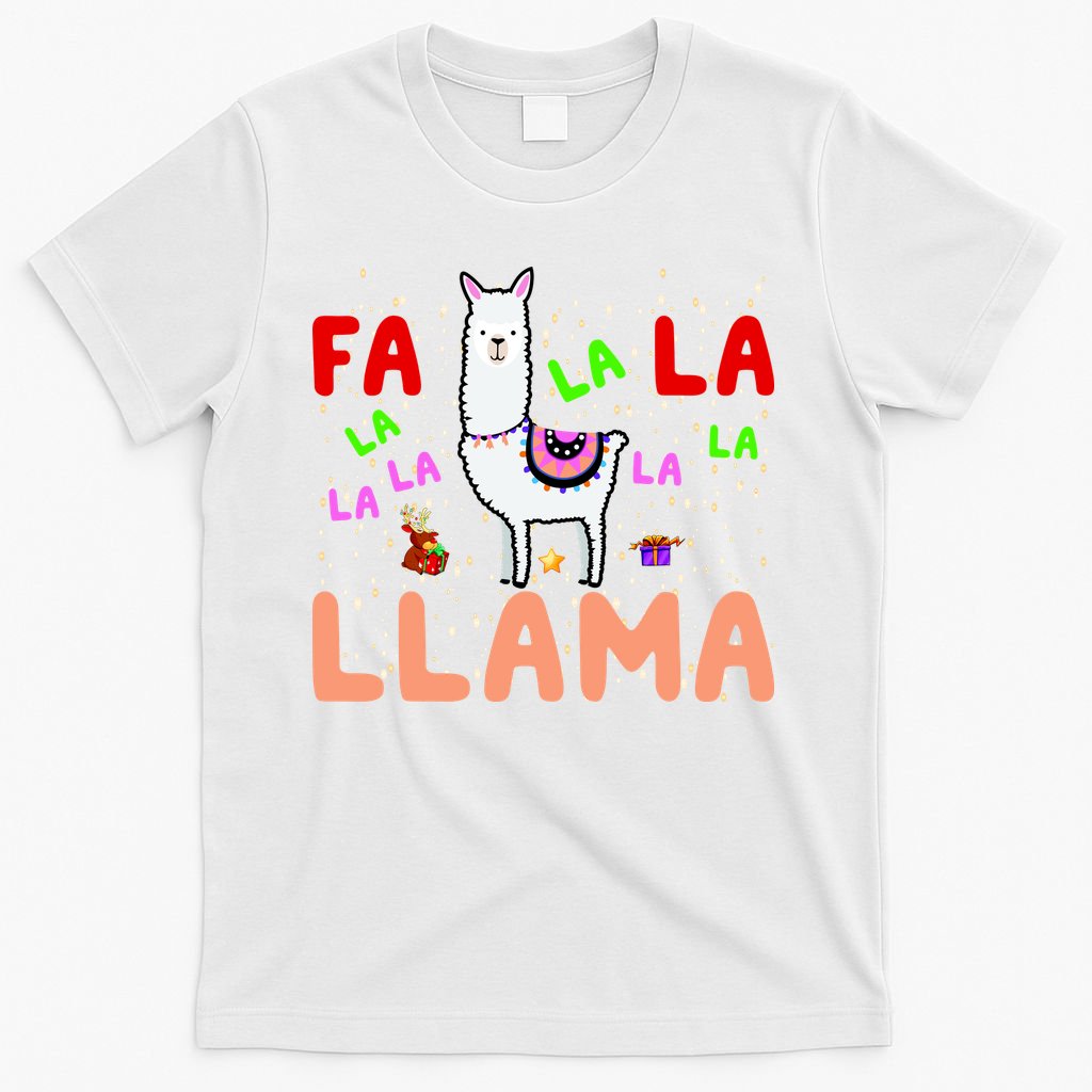 Fa La La Llama Funny Christmas T-Shirt product image 11