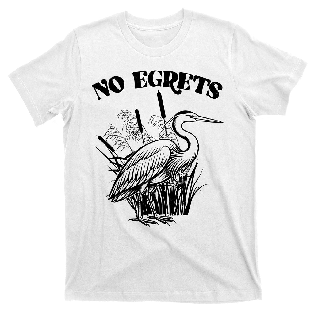 Funny No Egrets No Regrets Bird Pun T-Shirt product image 11