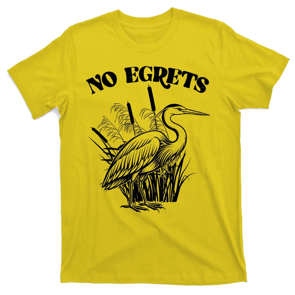 Funny No Egrets No Regrets Bird Pun T-Shirt product image 3