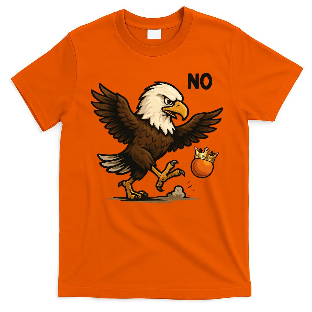 Funny No Kings In America Eagle T-Shirt product image 3