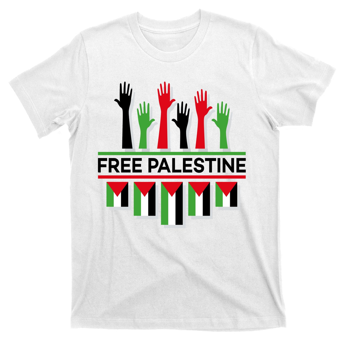 Free Palestine Hands United T-Shirt product image 11