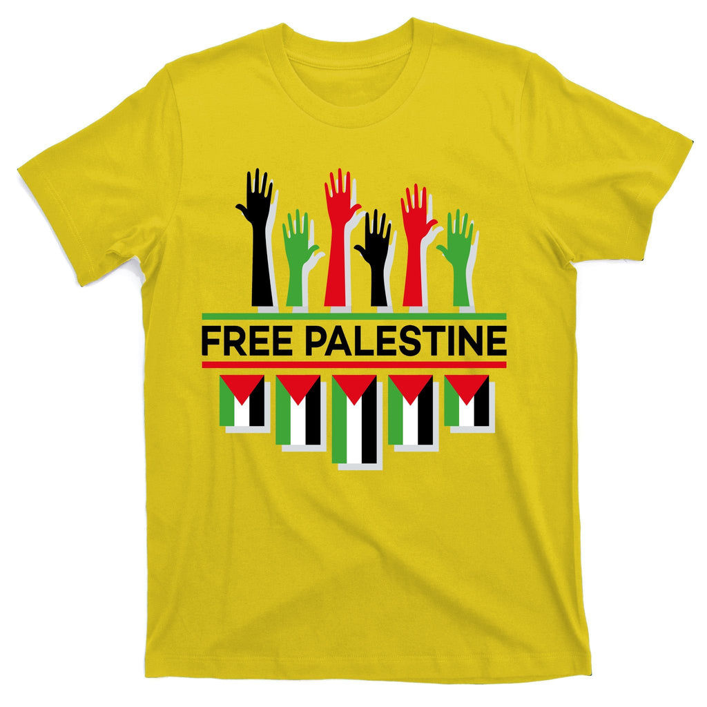 Free Palestine Hands United T-Shirt product image 3