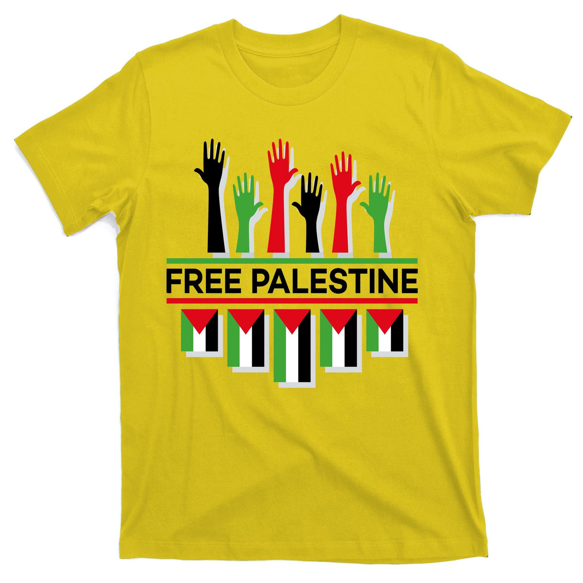 Free Palestine Hands United T-Shirt product image 3