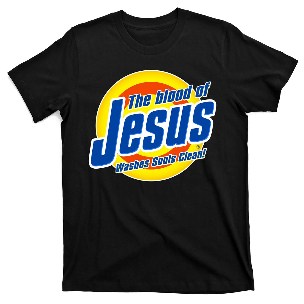 Funny The Blood Of Jesus Washes Souls Clean Detergent product image 7