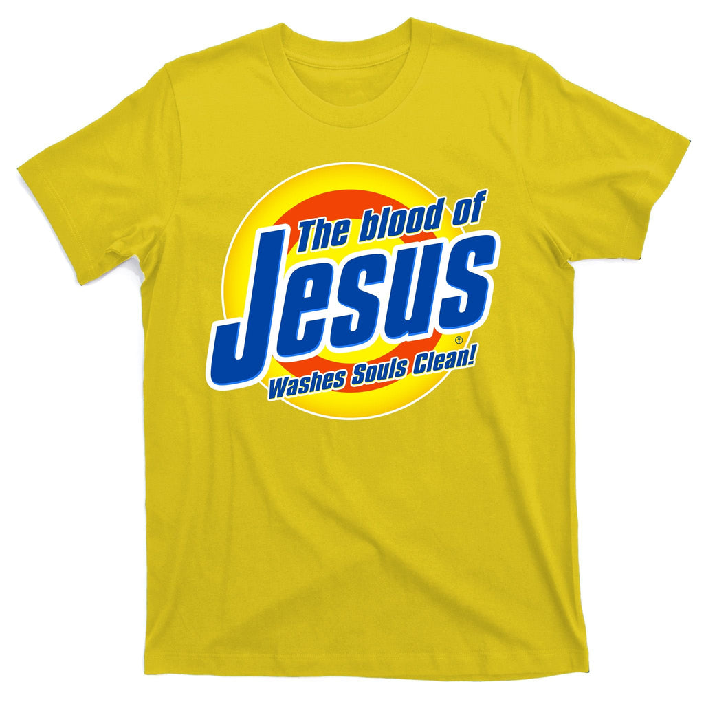 Funny The Blood Of Jesus Washes Souls Clean Detergent product image 3