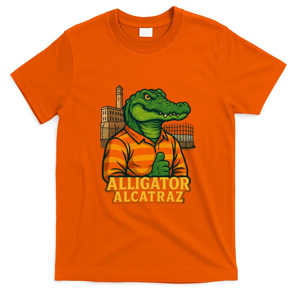 Funny Thumbs Up Alligator Alcatraz T-Shirt product image 3