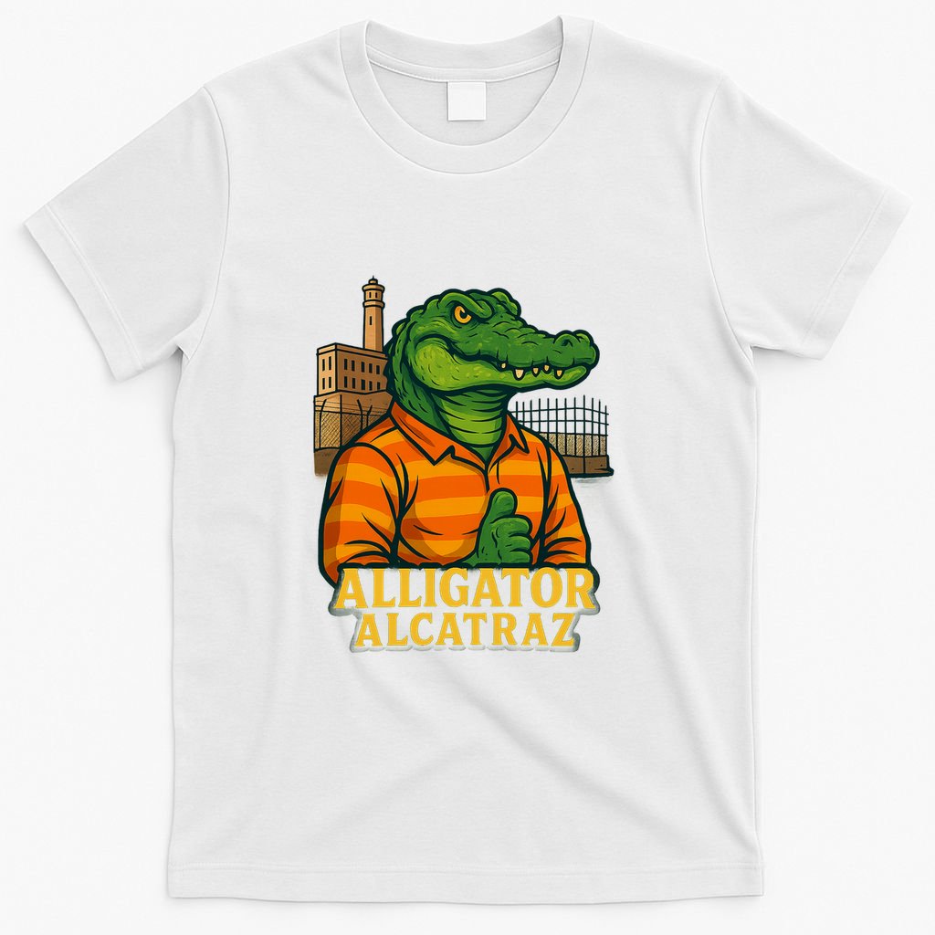 Funny Thumbs Up Alligator Alcatraz T-Shirt product image 6