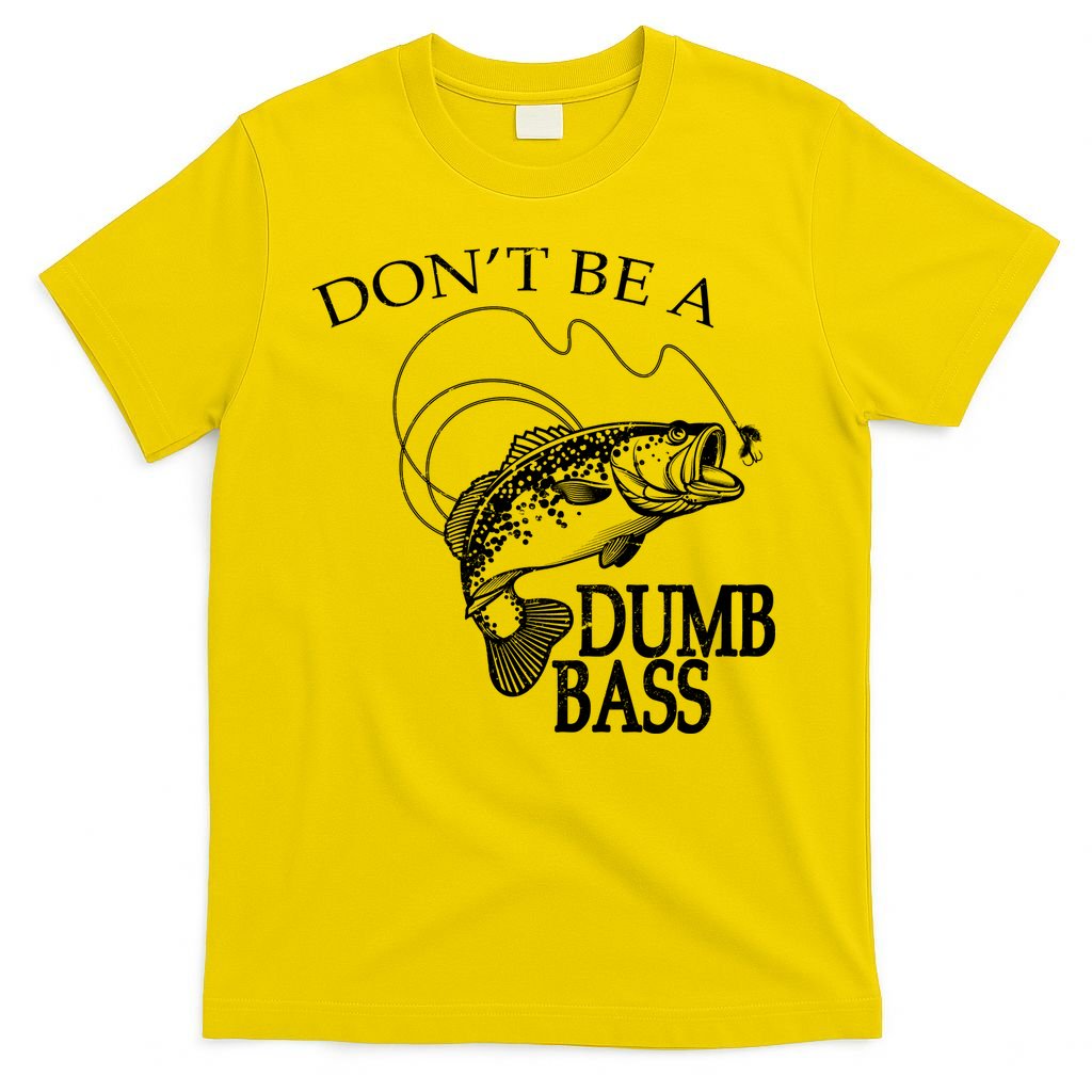 Funny Fishing - Don't Be A Dumb Bass T-Shirt product image 3