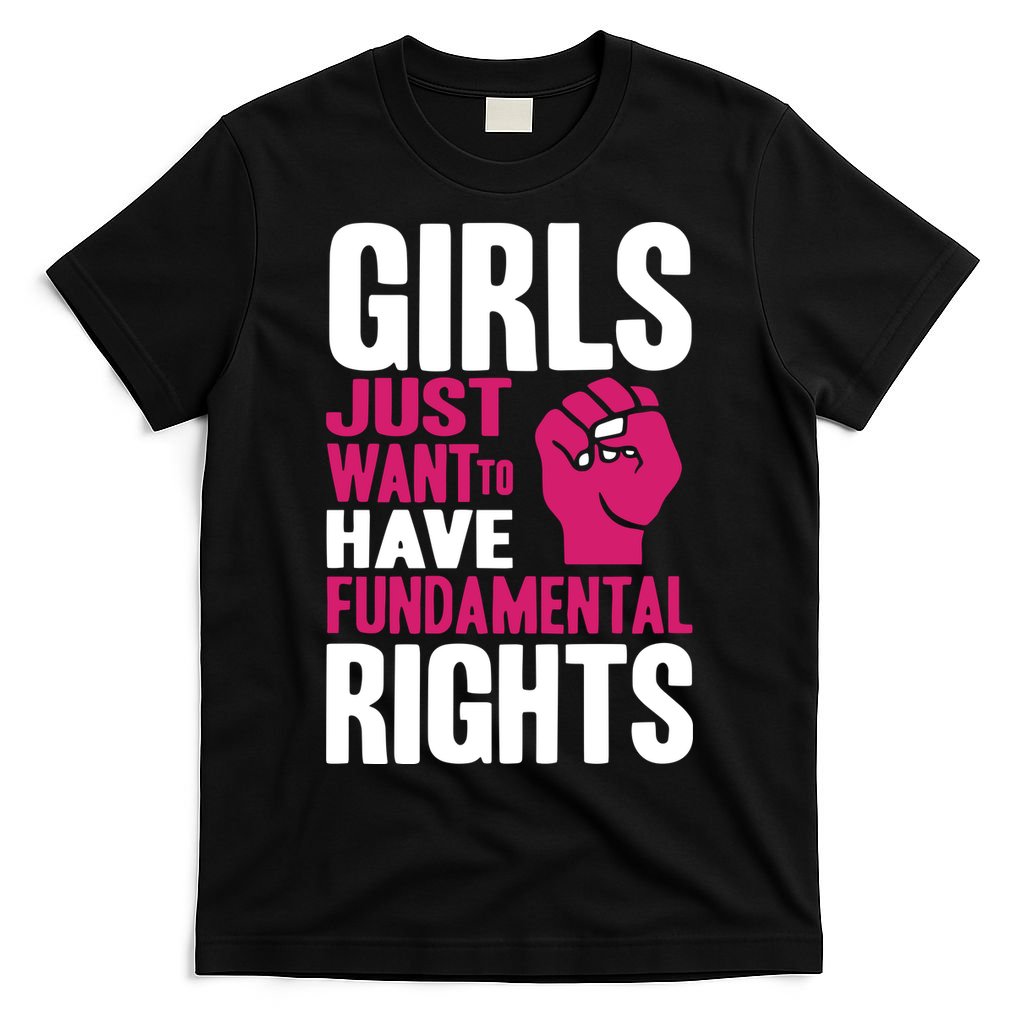 Girl Just Want To Have Fundamental Rights Protest T-Shirt product image 4