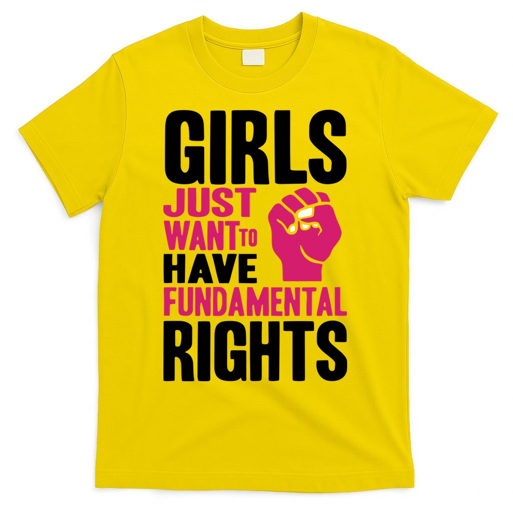 Girl Just Want To Have Fundamental Rights Protest T-Shirt product image 2