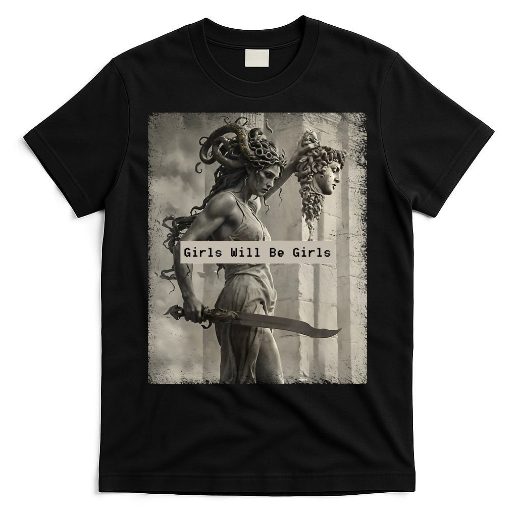Girls Will Be Medusa Feminist T-Shirt product image 4