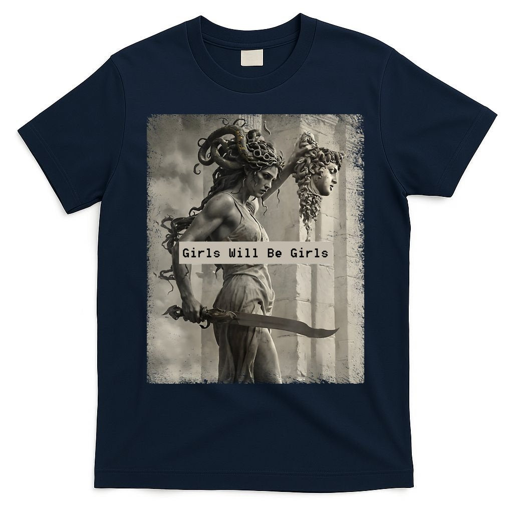 Girls Will Be Medusa Feminist T-Shirt product image 1