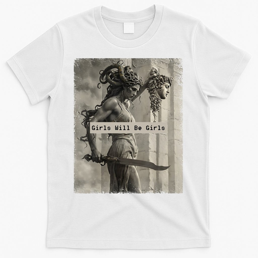 Girls Will Be Medusa Feminist T-Shirt product image 6