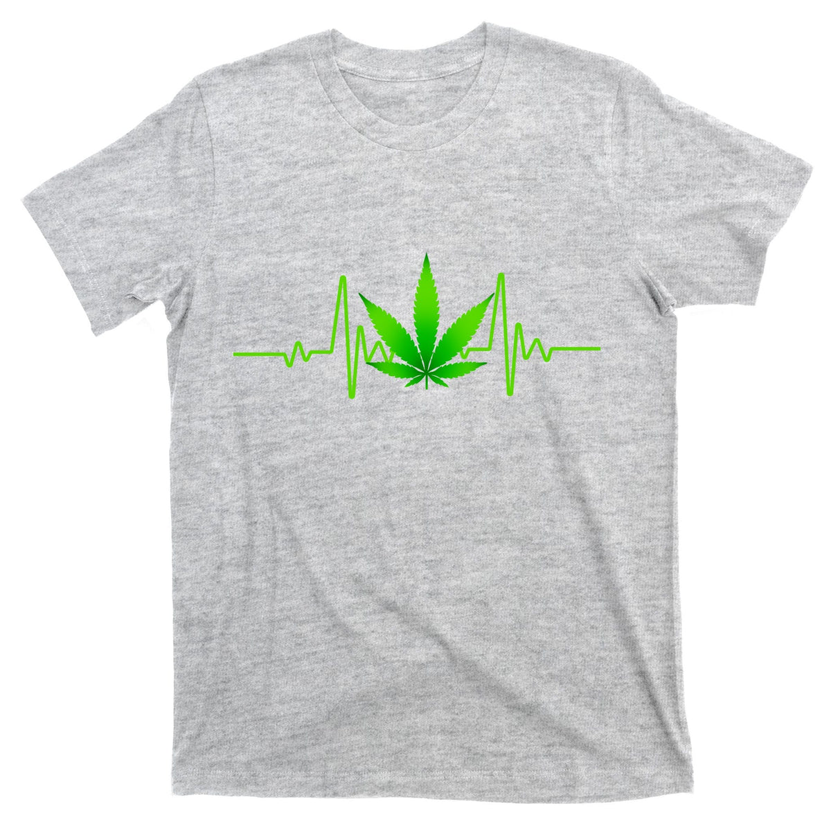 Heartbeat Weed Pulse T-Shirt product image 9