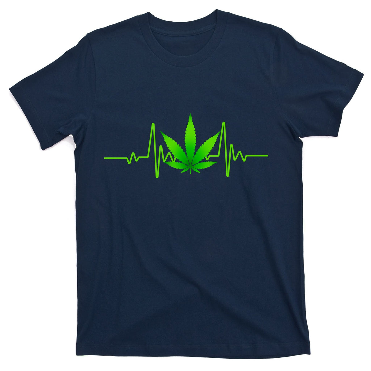 Heartbeat Weed Pulse T-Shirt product image 1