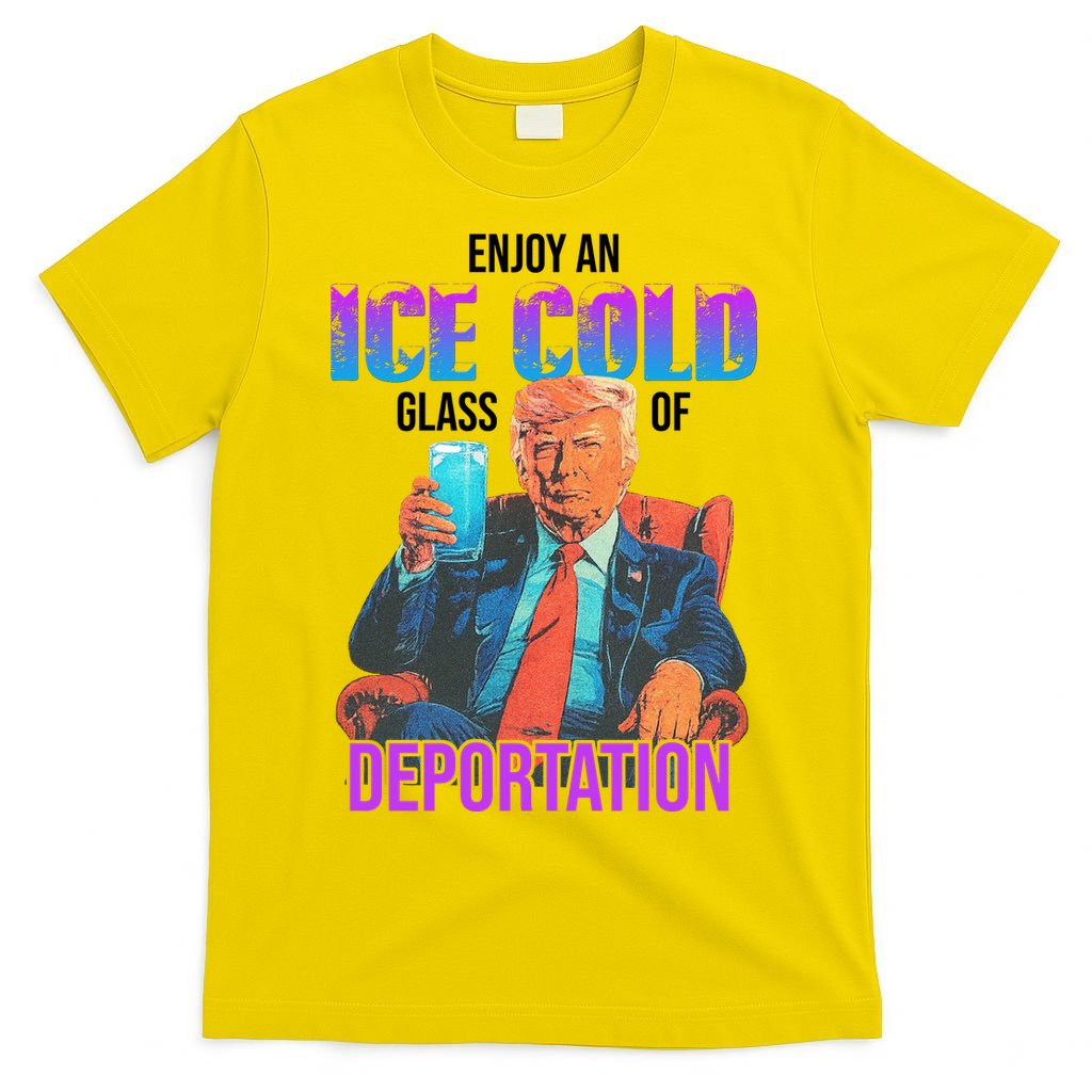 ICE Enjoy An Cold Glass Of Deportation T-Shirt product image 2
