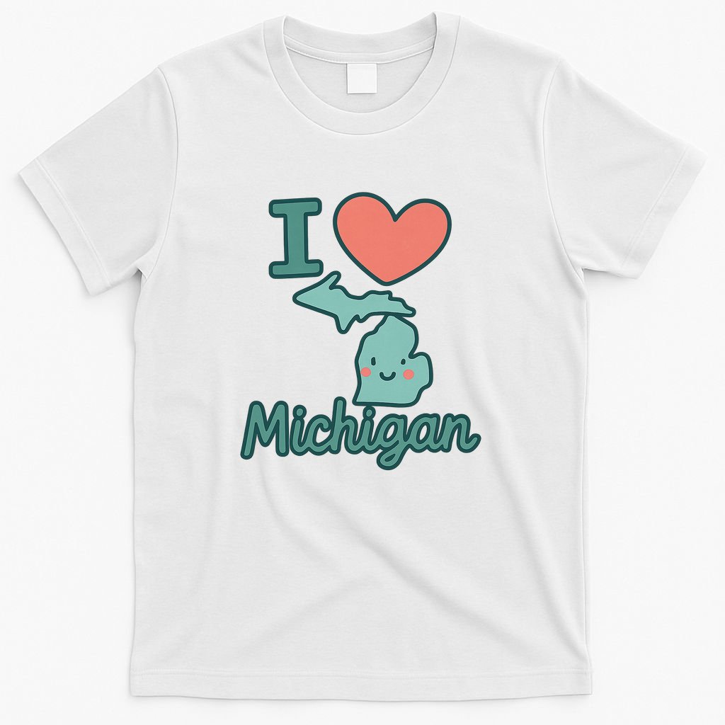 I Heart Michigan T-Shirt product image 6