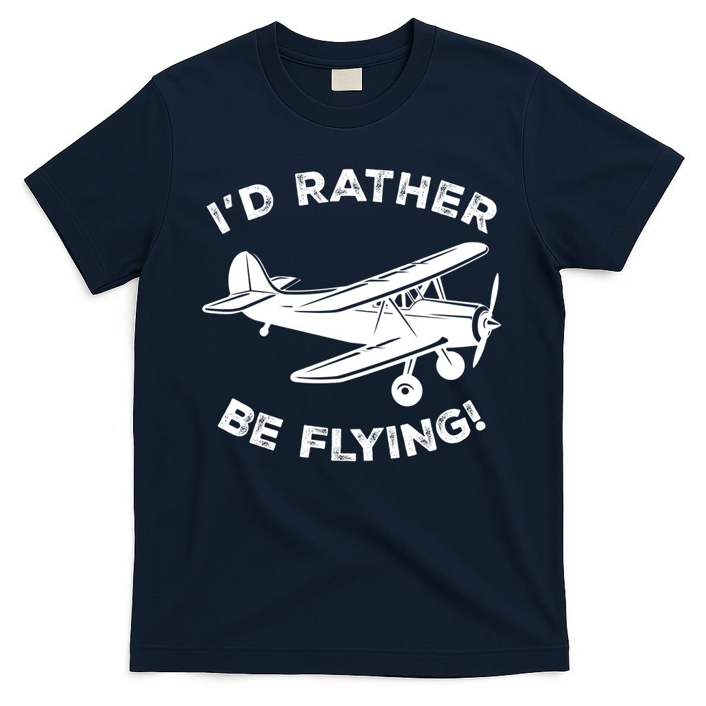 I'd Rather Be Flying Funny Pilot & Aviation Airplane Gift product image 1