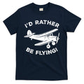 I'd Rather Be Flying Funny Pilot & Aviation Airplane Gift product image 1