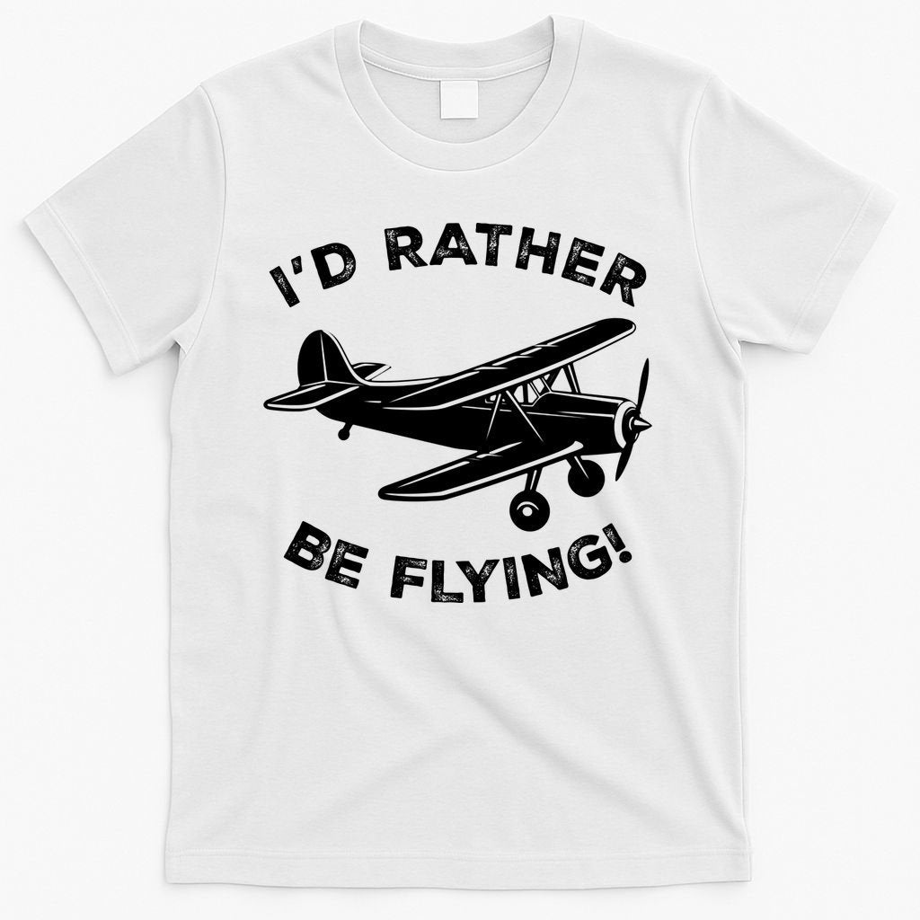 I'd Rather Be Flying Funny Pilot & Aviation Airplane Gift product image 6