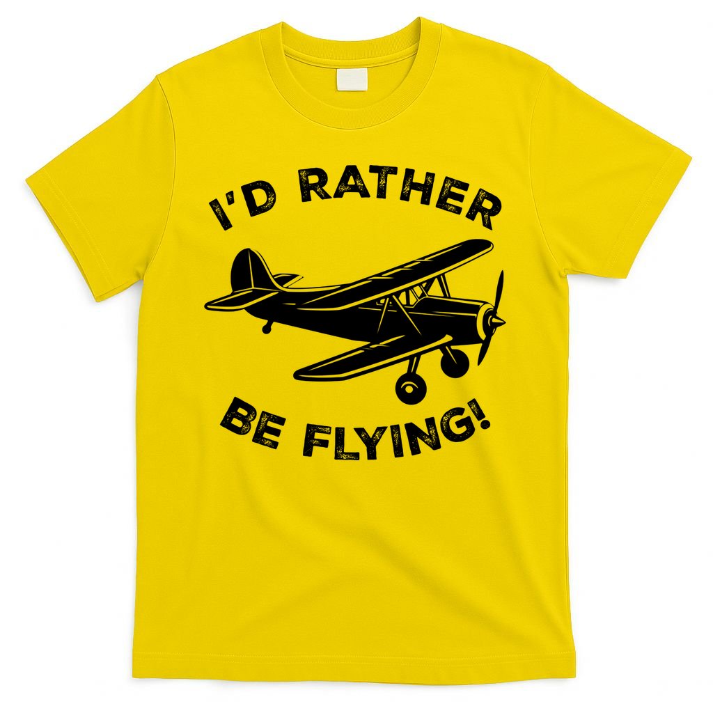 I'd Rather Be Flying Funny Pilot & Aviation Airplane Gift product image 2