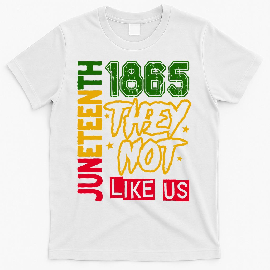 Juneteenth 1865 Black History Month They Not Like Us T-Shirt product image 6