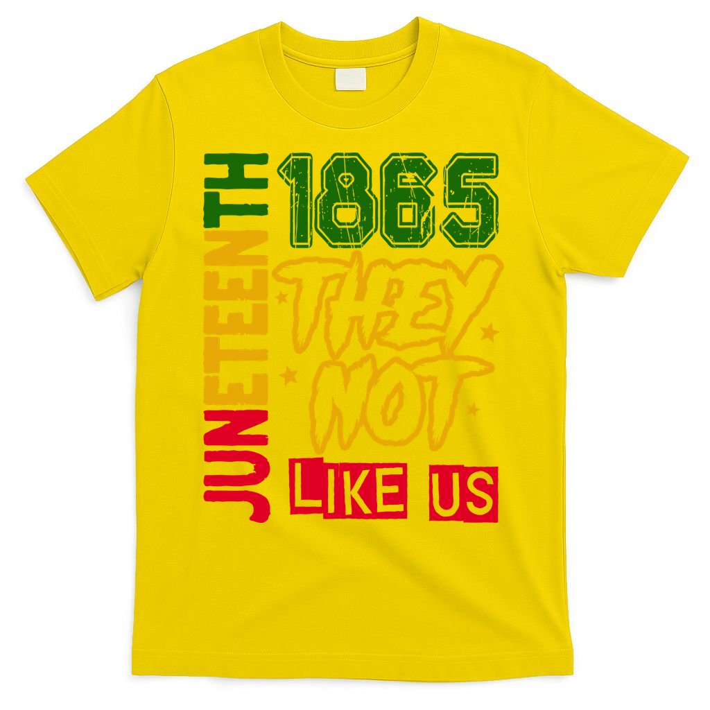 Juneteenth 1865 Black History Month They Not Like Us T-Shirt product image 2