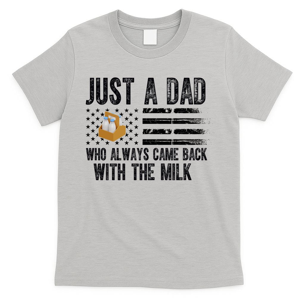 Just A Dad Who Always Came Back With The Milk American Flag product image 5
