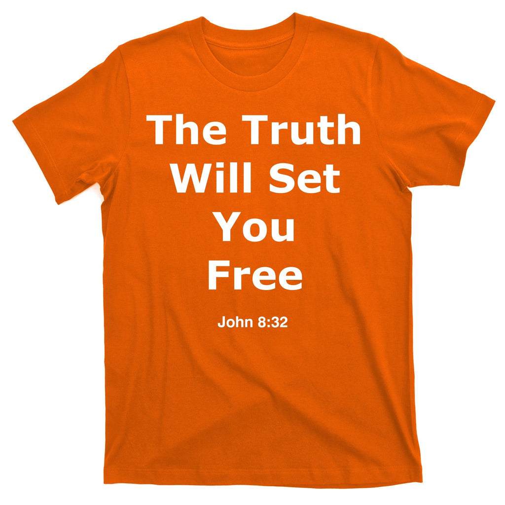 John 8:32 The Truth Will Set You Free T-Shirt product image 5
