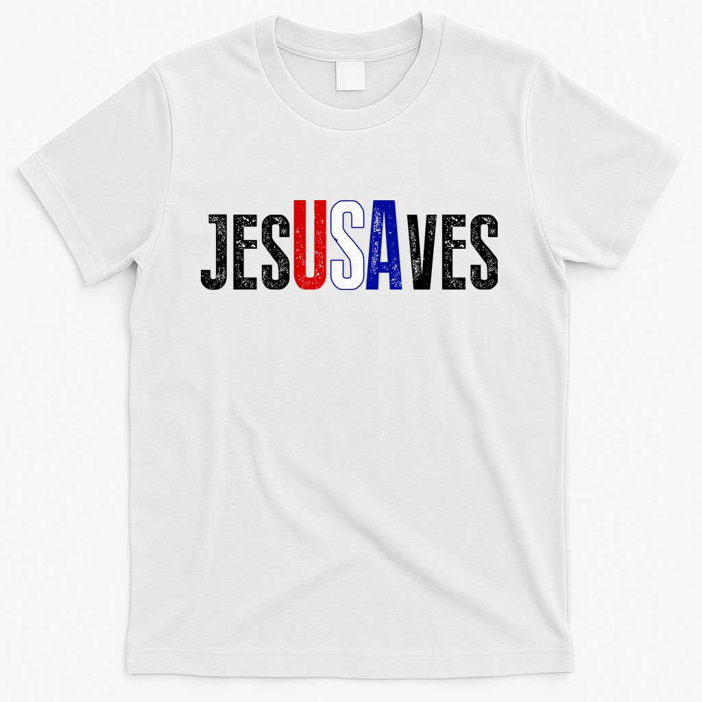 Jesus Saves USA T-Shirt product image 6