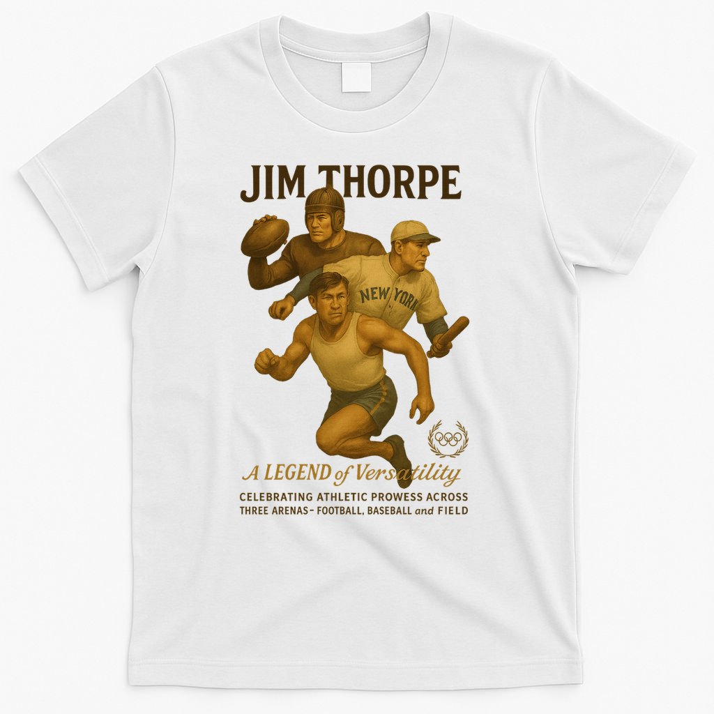 Jim Thorpe A Legend Of Versatility T-Shirt product image 3