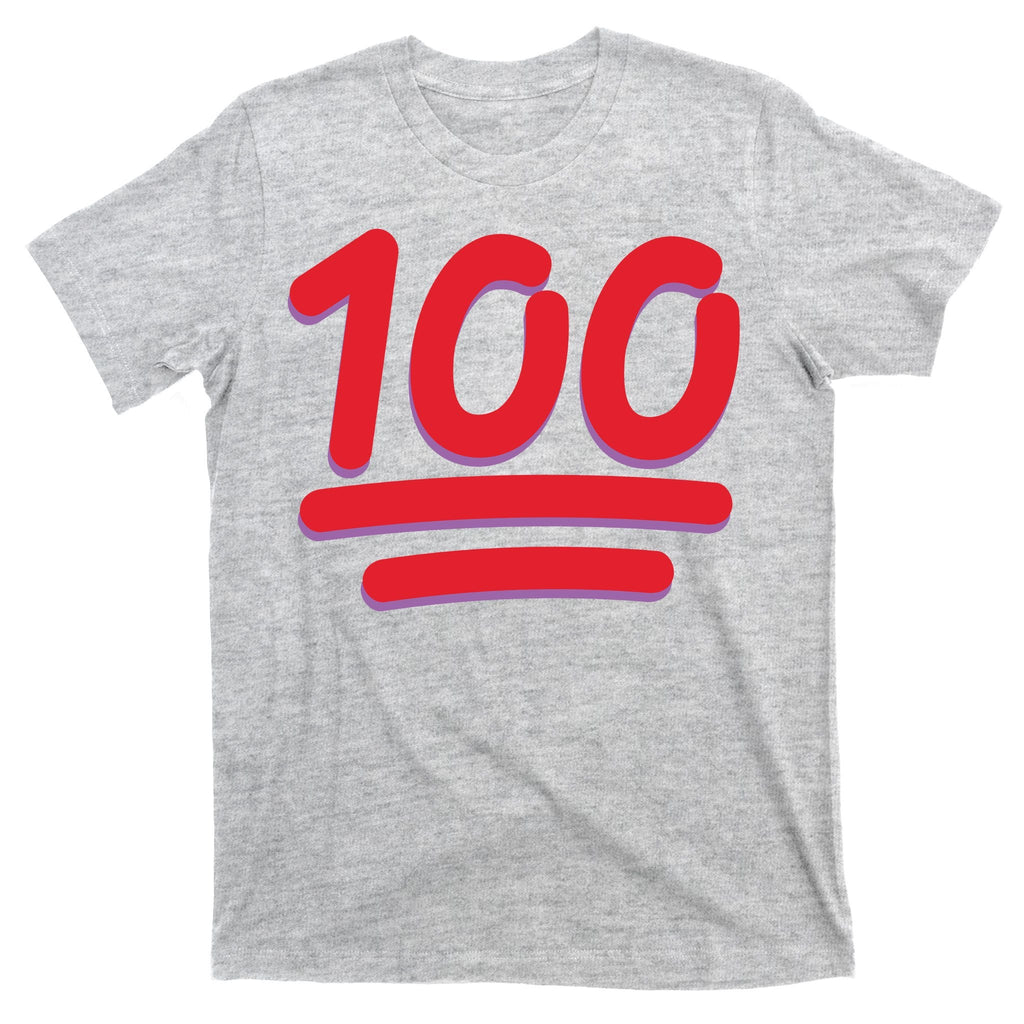 Keep It 100 One Hundred Emoji T-Shirt product image 9